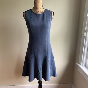 Rebecca Taylor blue fit flare dress size M